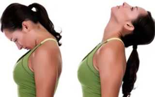 Наклоняю голову вперед болит спина что это