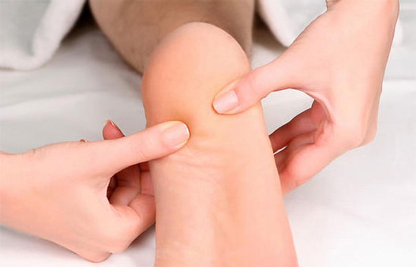 Массаж ноги от онемения пятки