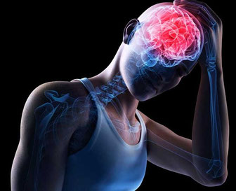 при движении сильно болит голова