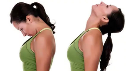 Наклоняю голову вперед болит спина что это